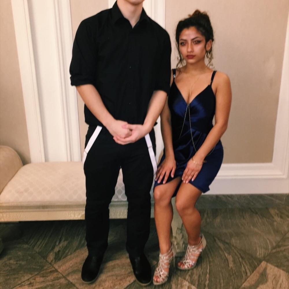 Silk Blue Dress